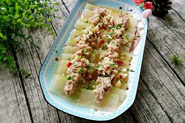肉沫蒸冬瓜的做法图解10
