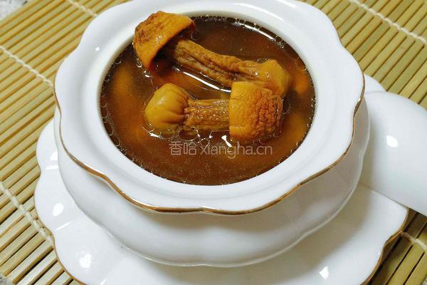 姬松茸猪骨煲汤的做法图解14