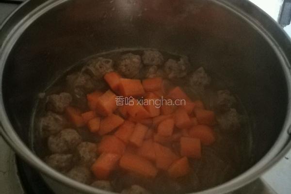 珍珠丸子粉条一锅烩的做法图解4