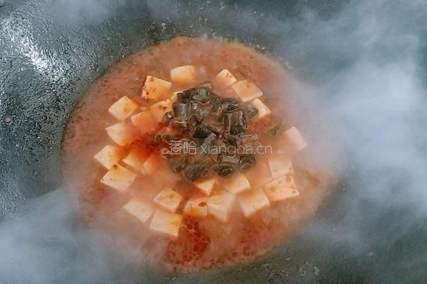 麻婆豆腐烧海参的做法图解8