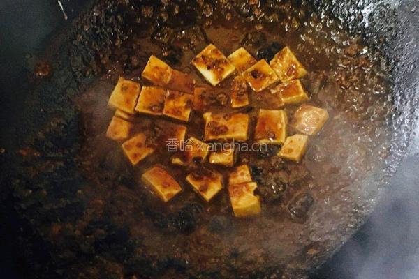 麻婆豆腐烧海参的做法图解9