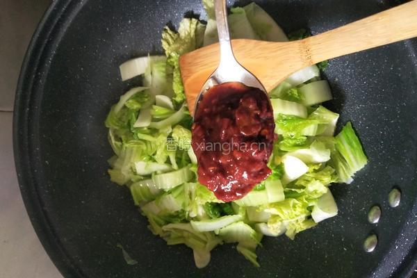 醋溜长白菜的做法图解6
