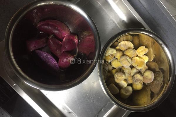 板栗馅的做法图解2