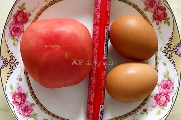 西红柿厚蛋烧的做法图解1
