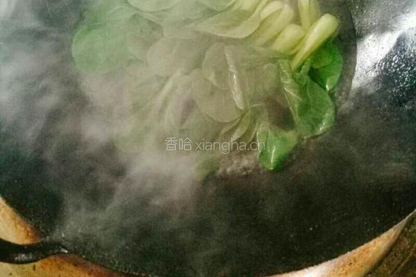 香菇菜心的做法图解2