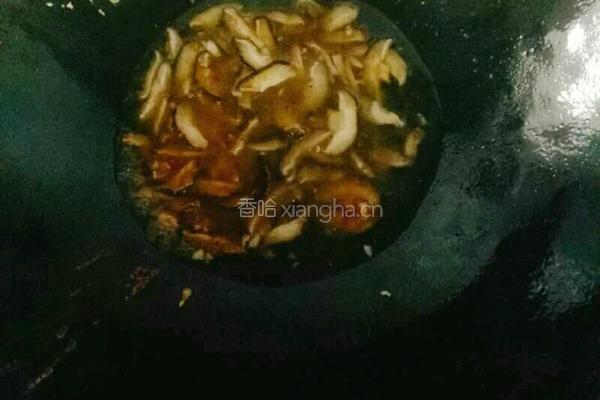 香菇菜心的做法图解8