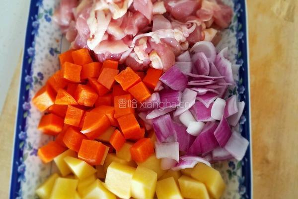 咖喱肌肉饭的做法图解1