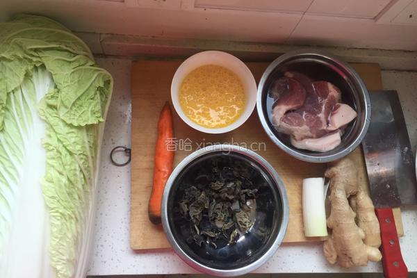 猪肉白菜什锦包的做法图解7