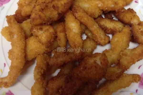 炸无骨鸡柳的做法图解3