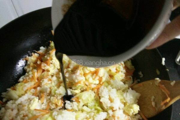 酱油炒饭的做法图解10
