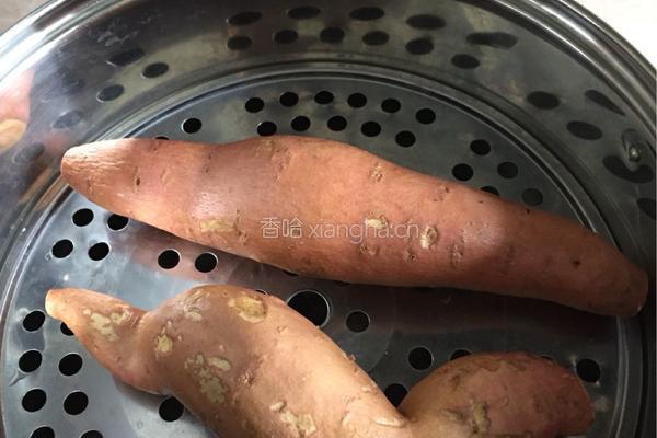 香烤地瓜面饼的做法图解1