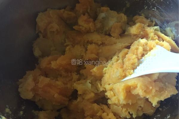 香烤地瓜面饼的做法图解3