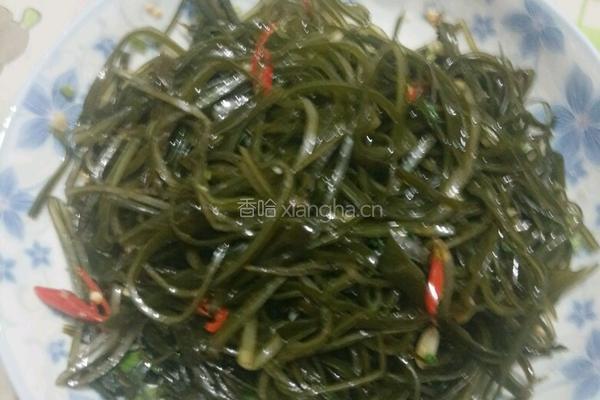 爱心海带丝的做法图解3
