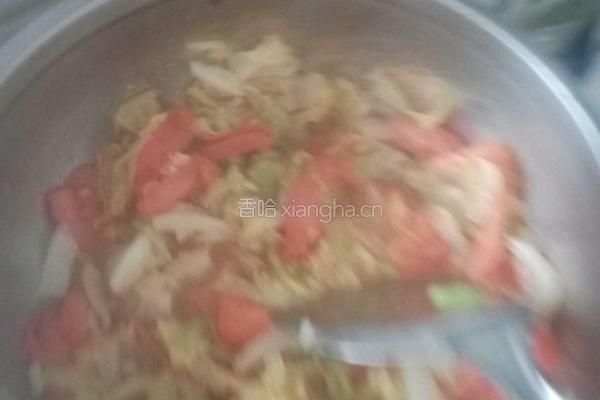 大头菜炒西红柿的做法图解8