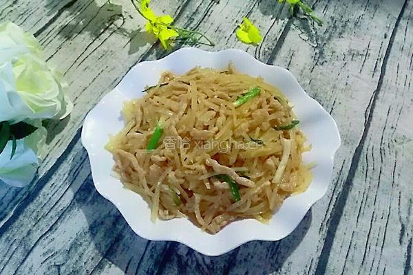土豆炒肉丝的做法图解10