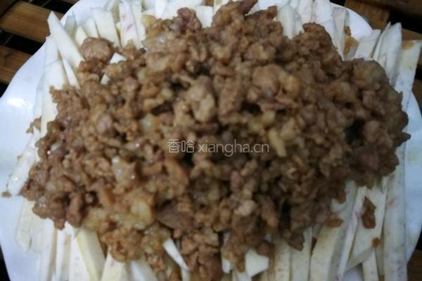 肉沫香芋丝的做法图解3