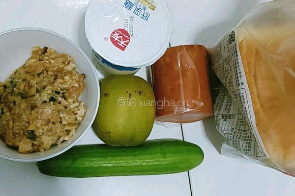 肉沫三明治的做法图解1
