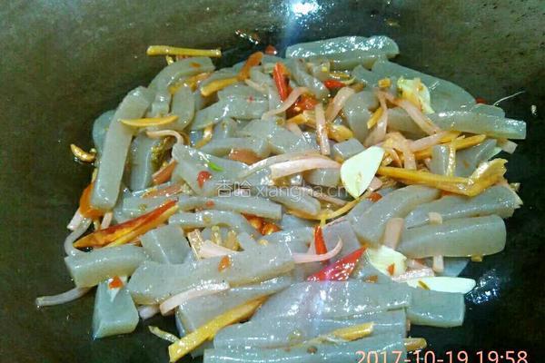 酸辣魔芋的做法图解13