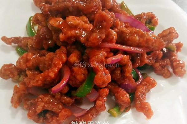 糖醋里脊丝的做法图解3