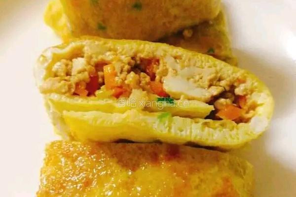 鸡蛋豆腐卷