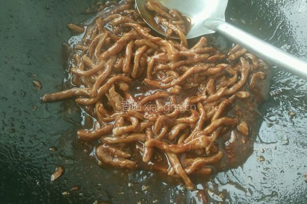 京酱肉丝的做法图解4
