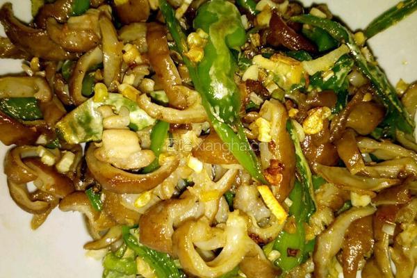 辣椒炒大肠的做法图解5