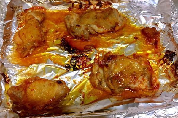BBQ烤去骨鸡腿排的做法图解10