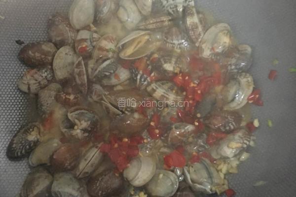 蒜蓉剁椒花甲的做法图解3