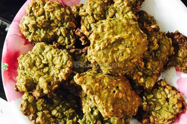 青汁燕麦饼干的做法图解8