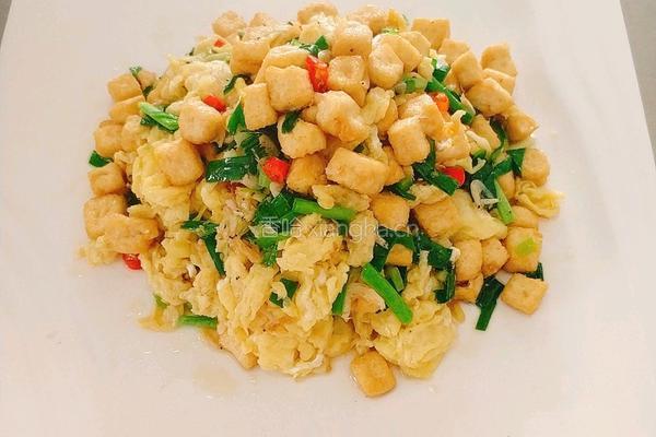 虾皮豆腐炒蛋的做法图解10