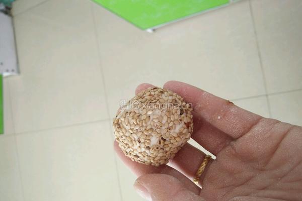麻团的做法图解3