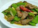 荷兰豆炒猪肝的做法[图]
