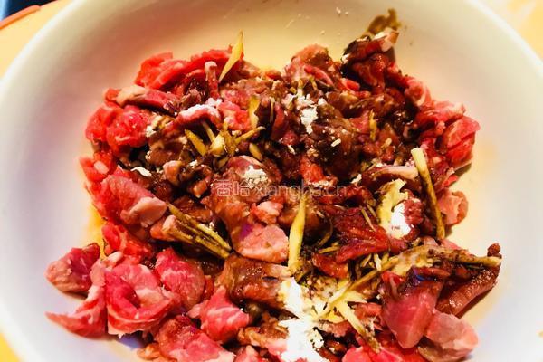 香炒韭菜花牛肉的做法图解8