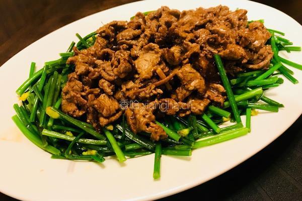 香炒韭菜花牛肉的做法图解18