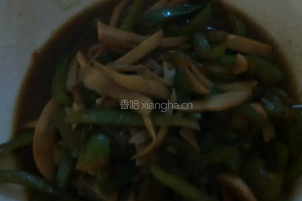 青椒素炒杏鲍菇