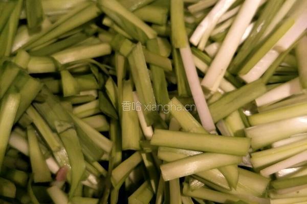 青青韭黄肉丝的做法图解2