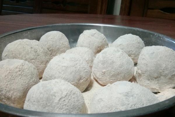 红豆糯米糍的做法图解1