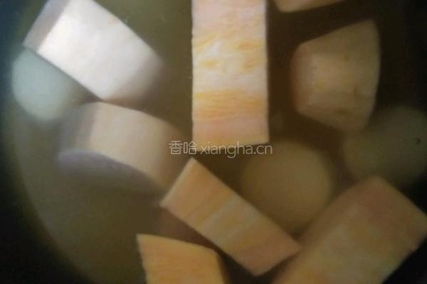 红薯小米粥的做法图解4