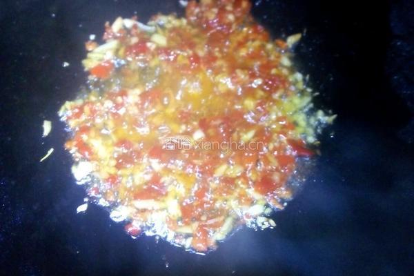 蚝油菜心(剁椒版）的做法图解5