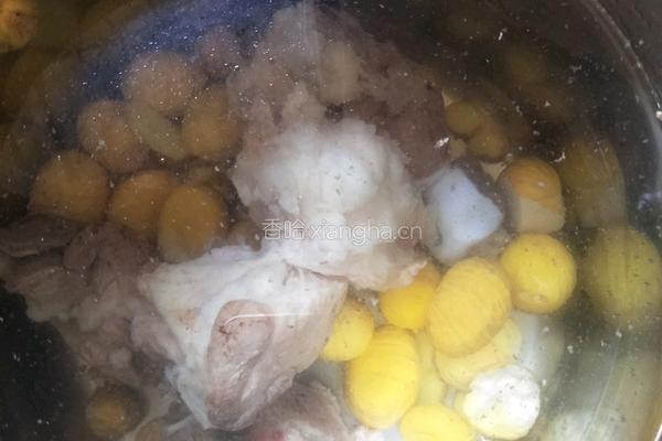 无花果板栗骨头汤的做法图解6