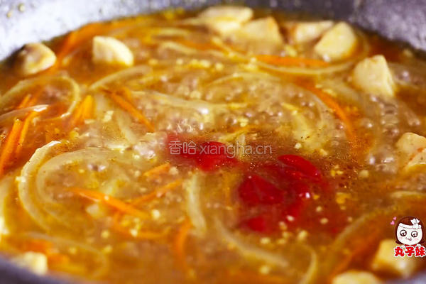 韩式芝士咖喱焗饭的做法图解8