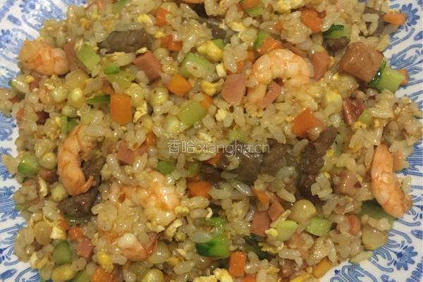 绝味八宝炒饭的做法图解2