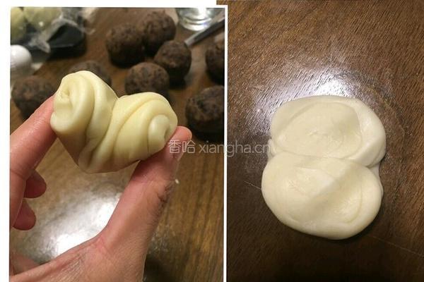 手工蛋黄酥的做法图解14