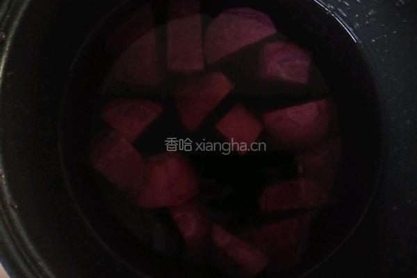 紫薯黑米粥的做法图解6