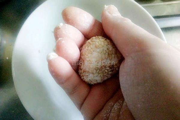 麻团的做法图解8