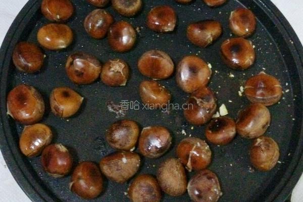 电饼铛烤栗子的做法图解4