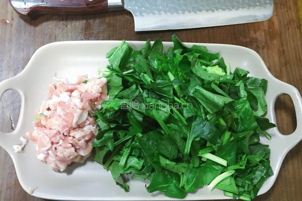 菠菜土豆鸡蛋饼的做法图解2