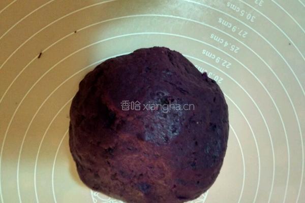 低糖紫薯饼干的做法图解4