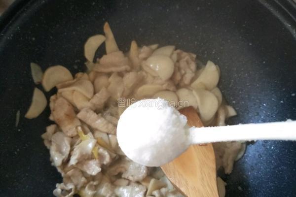 杏鲍菇炒肉的做法图解9