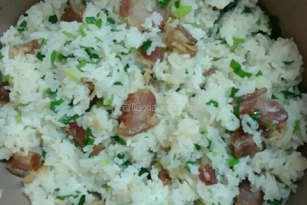 电饭锅腊味煲仔饭的做法图解6